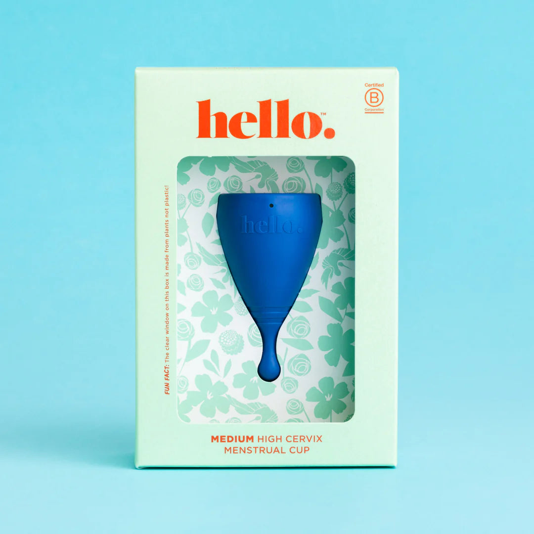 Copa menstrual Hello - Cérvix alto