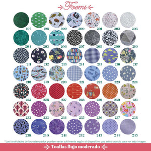 Kit de toallas de tela mixtas (3 unidades)