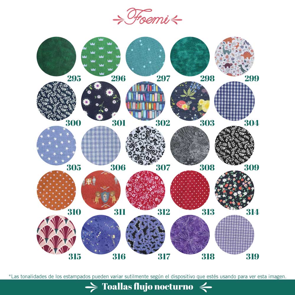 Kit de toallas de tela mixtas (3 unidades)