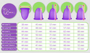 Copa Menstrual Meluna SHORTY Talla S