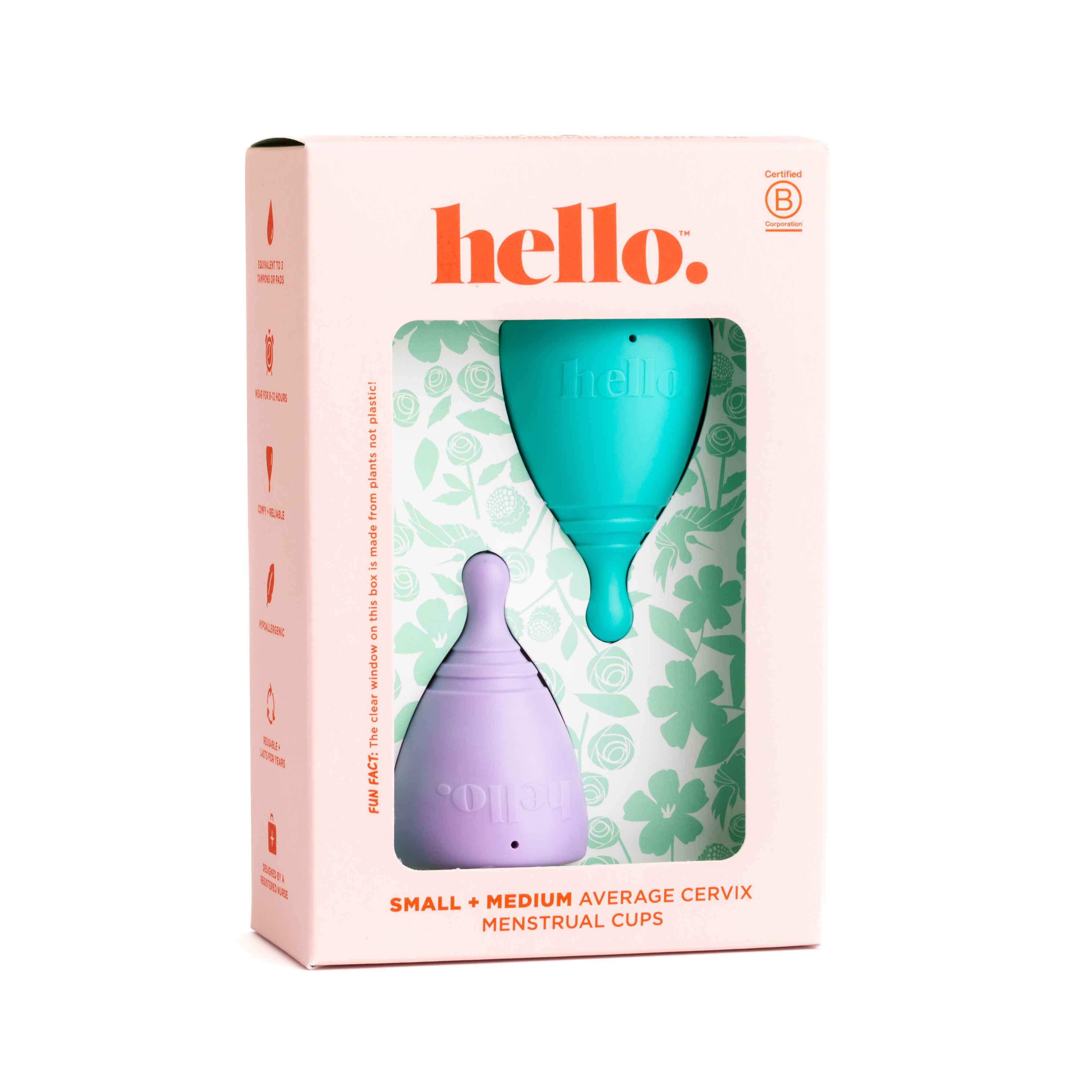 Copa menstrual Hello - Cérvix promedio