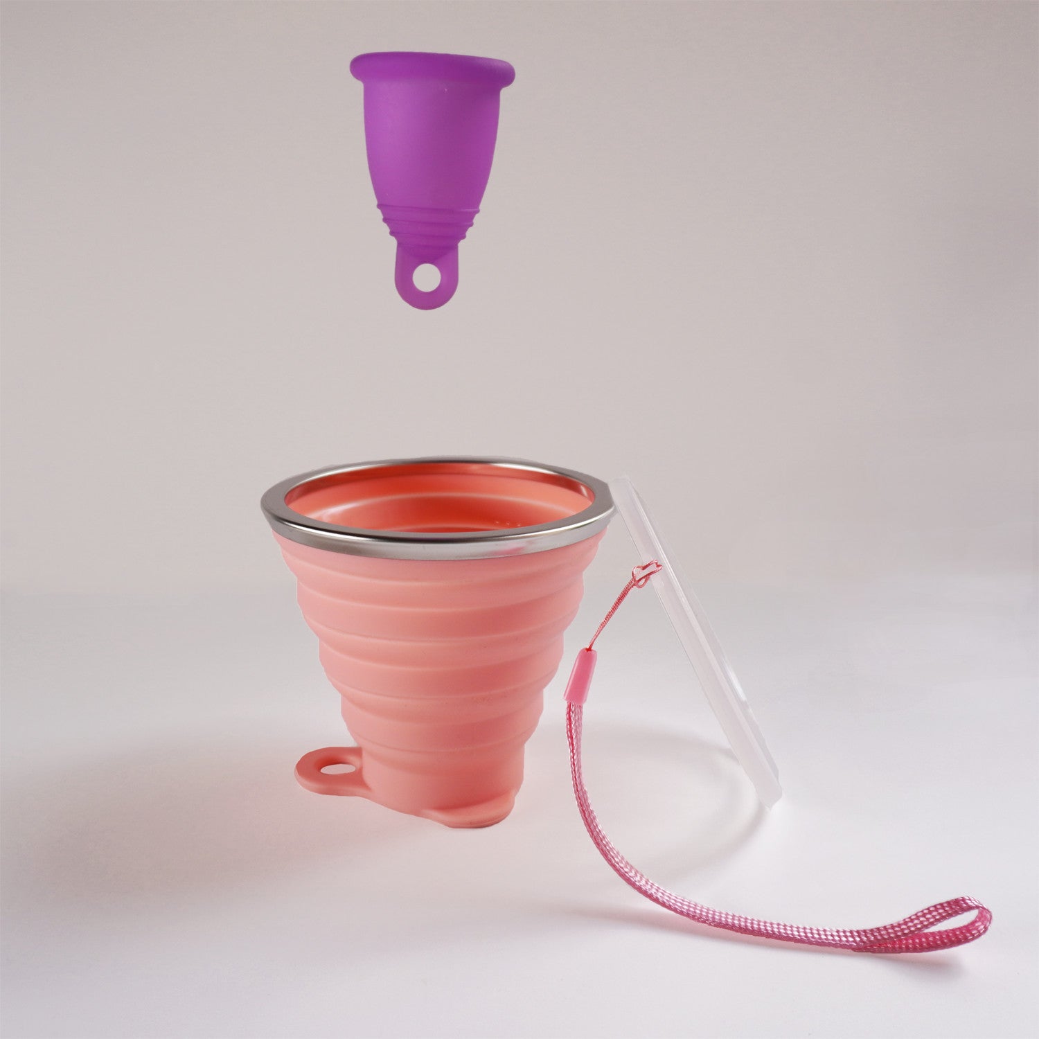 Vaso esterilizador plegable 150ml - 270ml